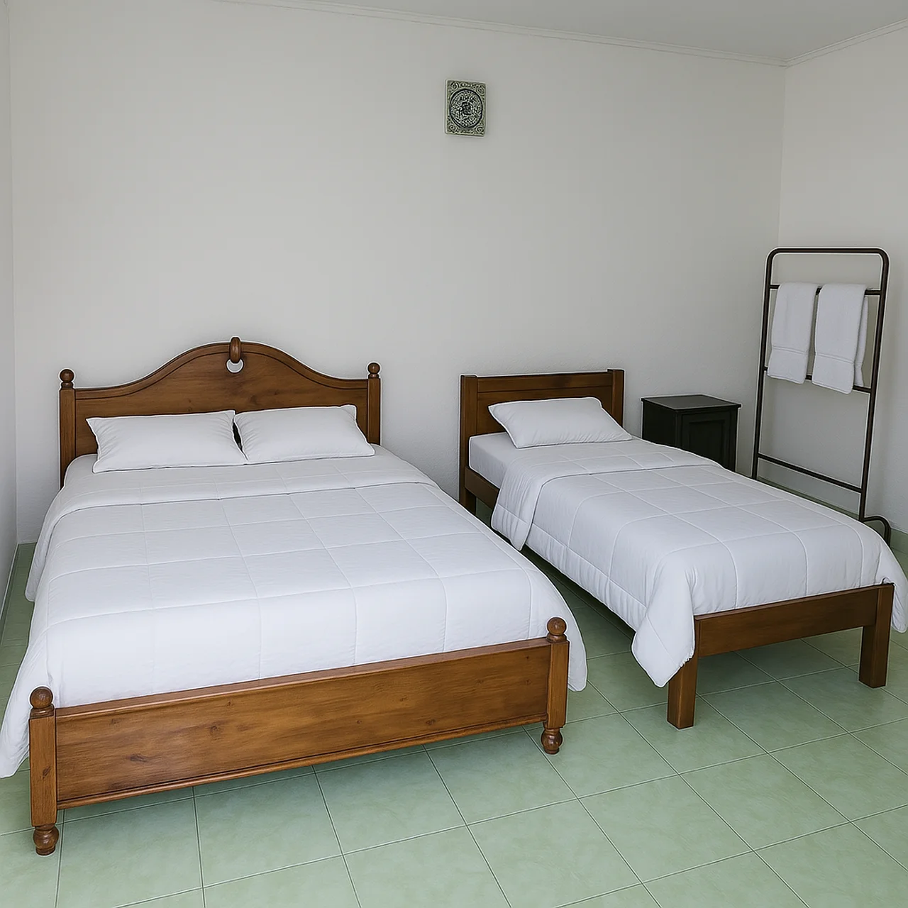 Triple Room Beds View